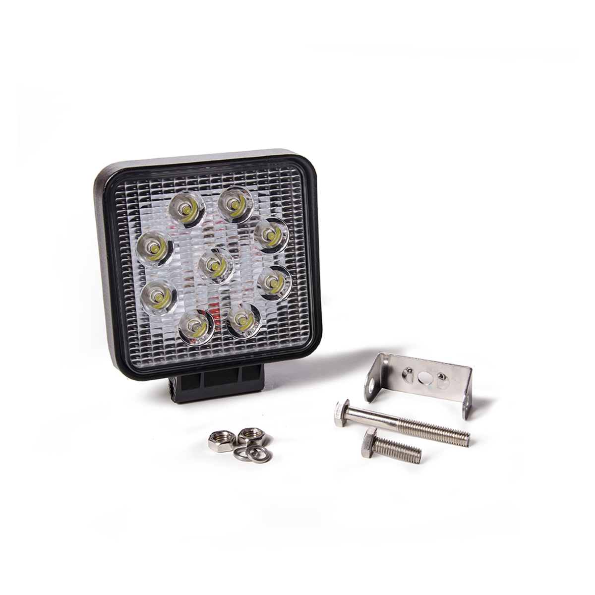 FARO AUXILIAR LED CUADRADO 27W (9LED) 12V/24V