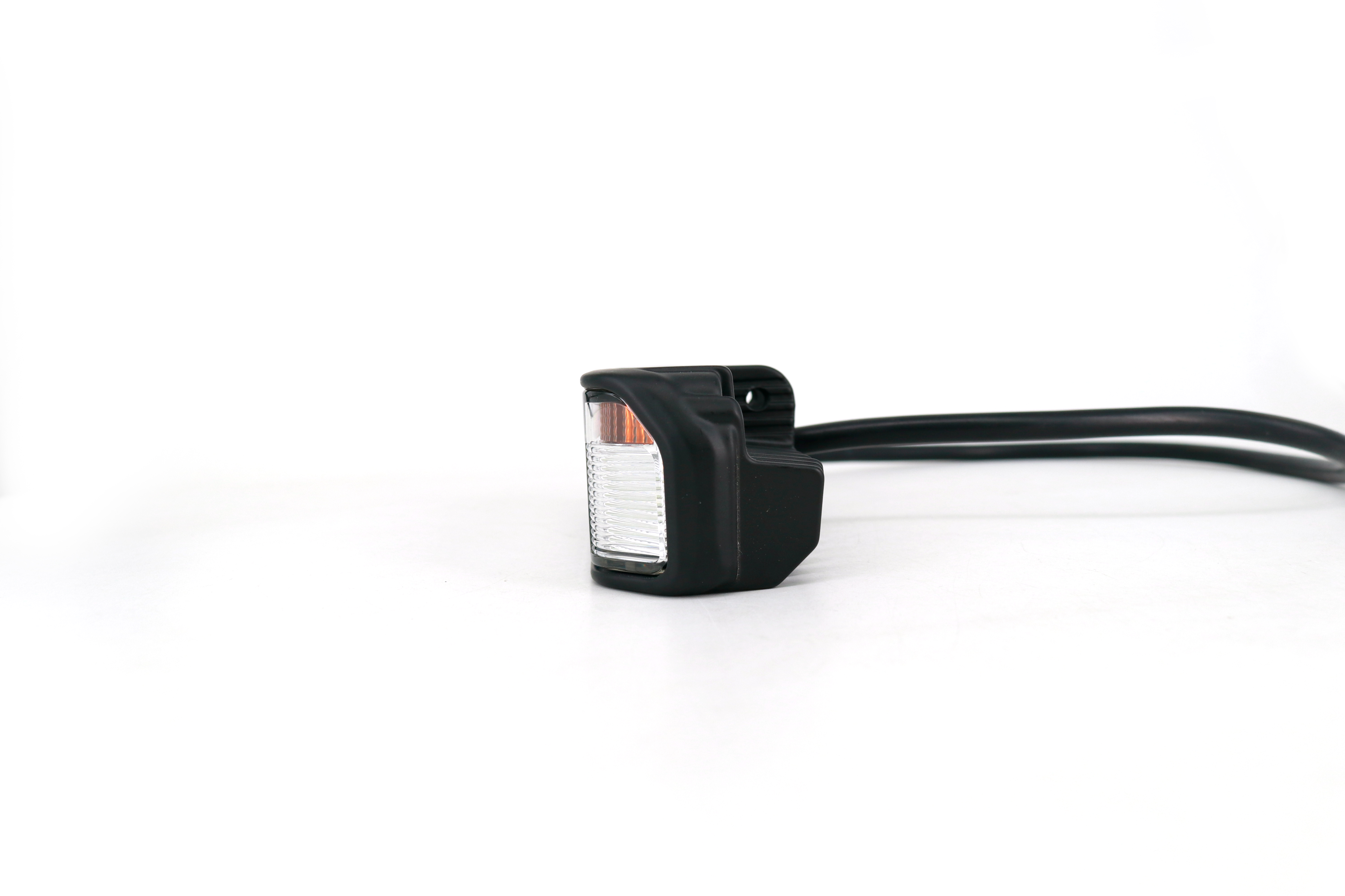 FARO AUXILIAR LED RECTANGULAR IRON 8 LED  30W GIROS AMBAR 12V/24V 