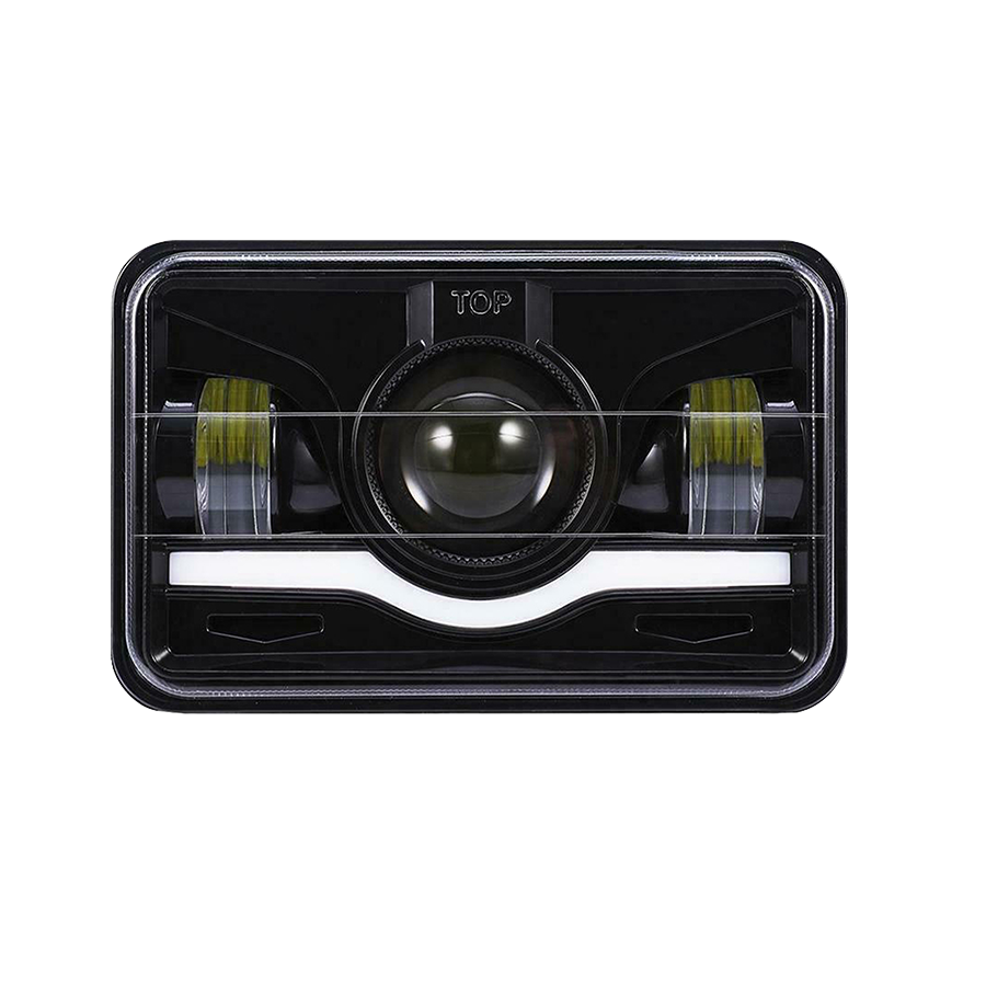 FARO AUXILIAR LED RECTANGULAR 5 3/4 ALTA Y BAJA 80W 12v/24v