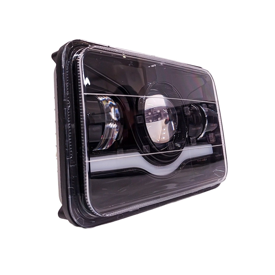 FARO AUXILIAR LED RECTANGULAR 5 3/4 ALTA Y BAJA 80W 12v/24v