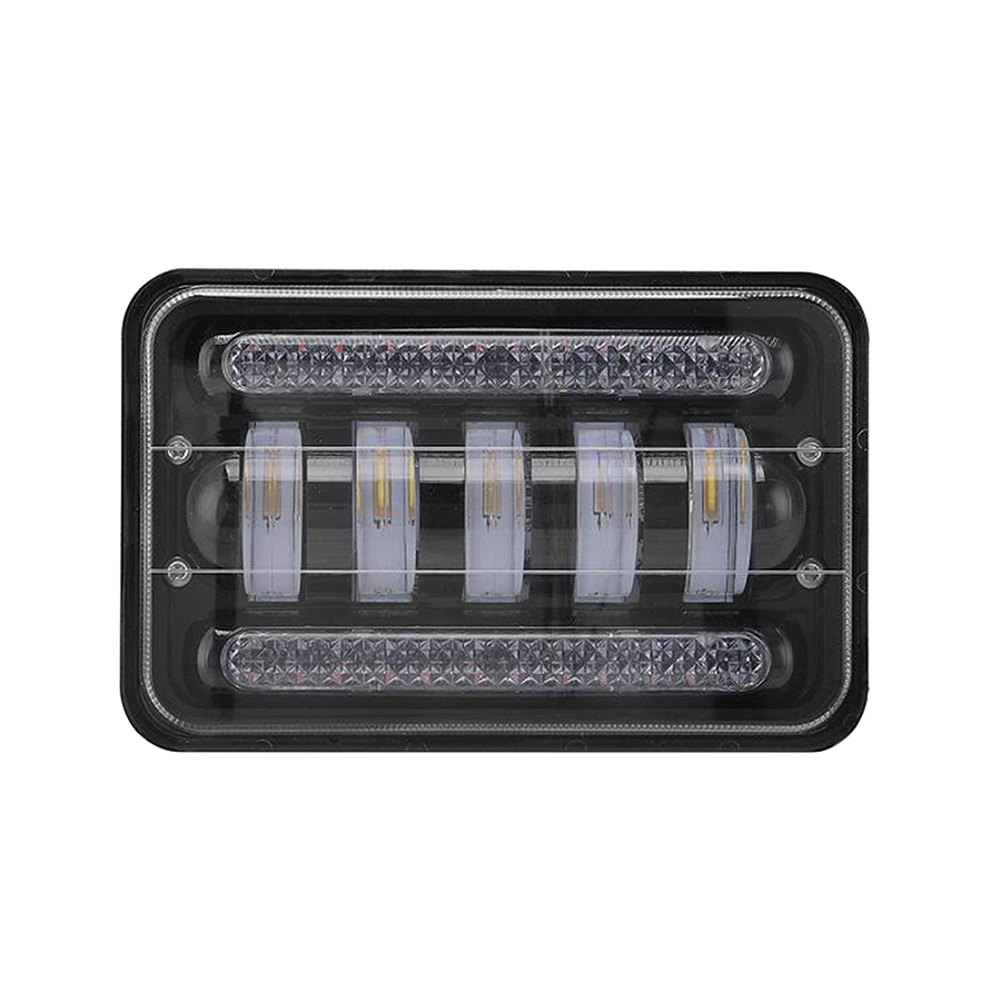 FARO AUXILIAR LED RECTANGULAR 5 3/4 ALTA Y BAJA 80W