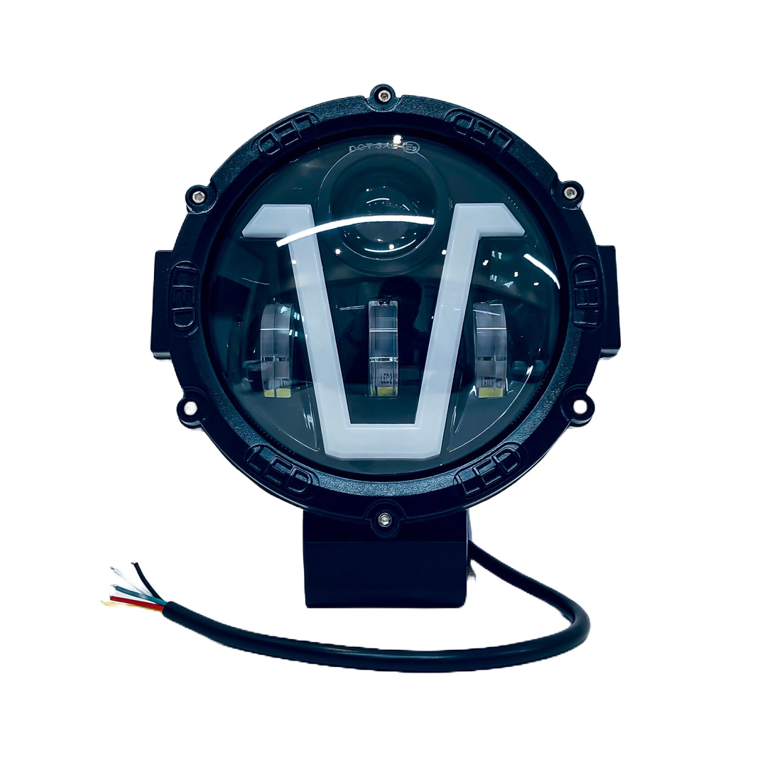 FARO AUXILIAR LED REDONDO 63W (21 LED) 12V/24V