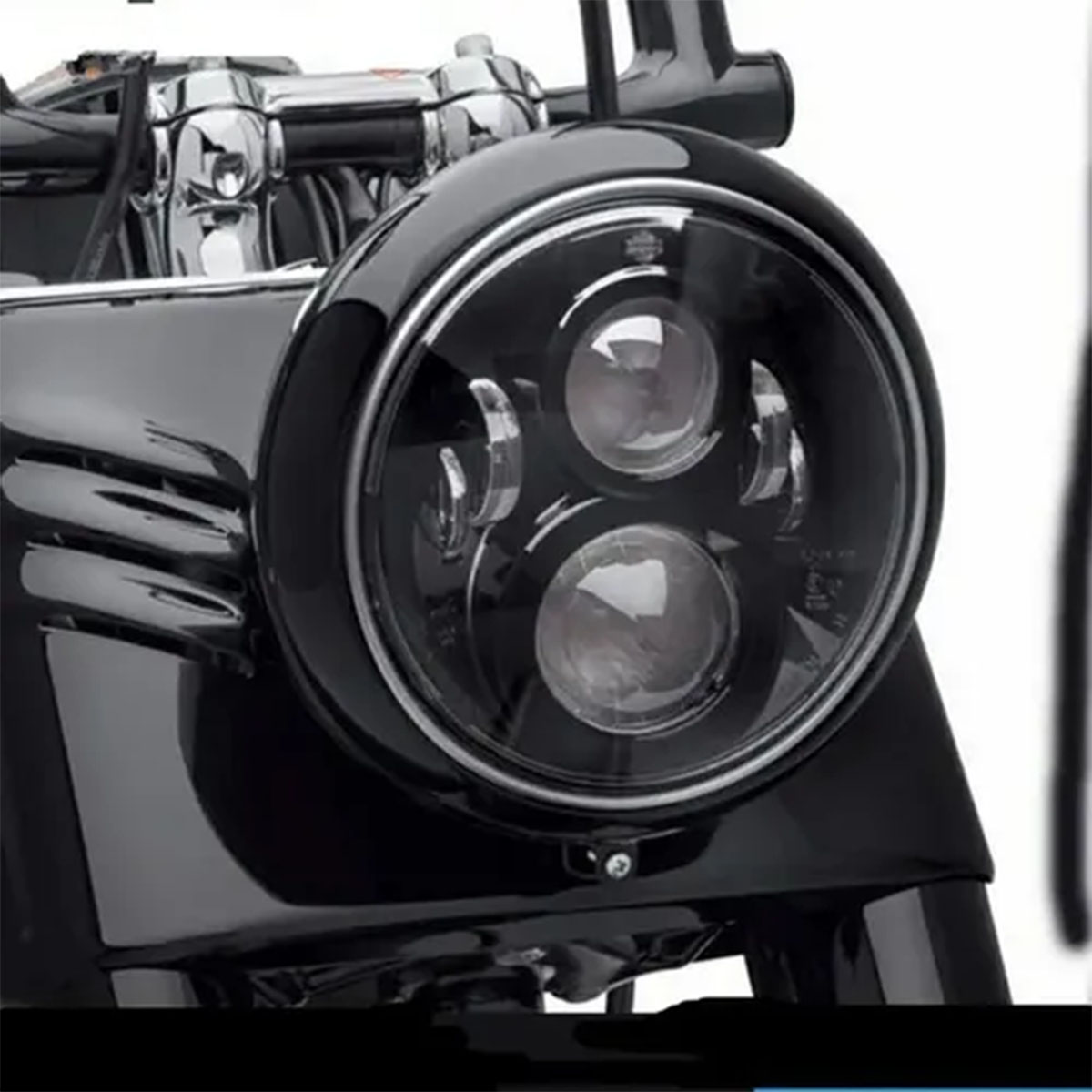 OPTICA LED 7' PULGADAS UNIVERSAL REDONDA ALTA, BAJA, POSICION Y GIRO 12V 6930BLALA