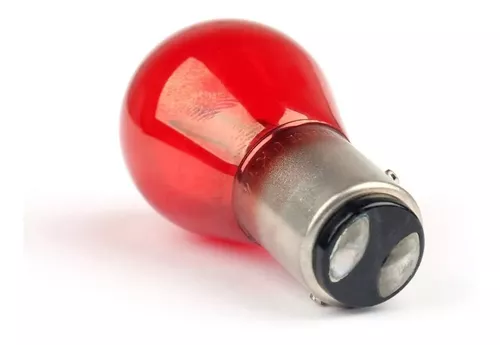 LAMPARA 12V 1034 21/5 WATS  EXCENTRICA ROJA FORD 2 POLOS (KOBO)