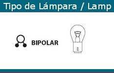 FARO TRASERO BAIML 1620 BIPOLAR ROJO