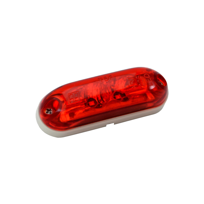 FARO DELANTERO DELIMITADOR LED AP 206 2-LED ROJO BIVOLTAJE
