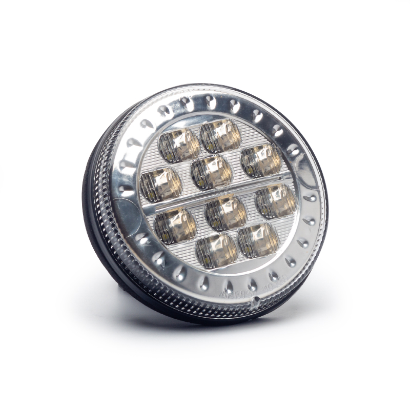 FARO TRASERO LED AP 930 10-LED 120MM BIVOLTAJE CRISTAL