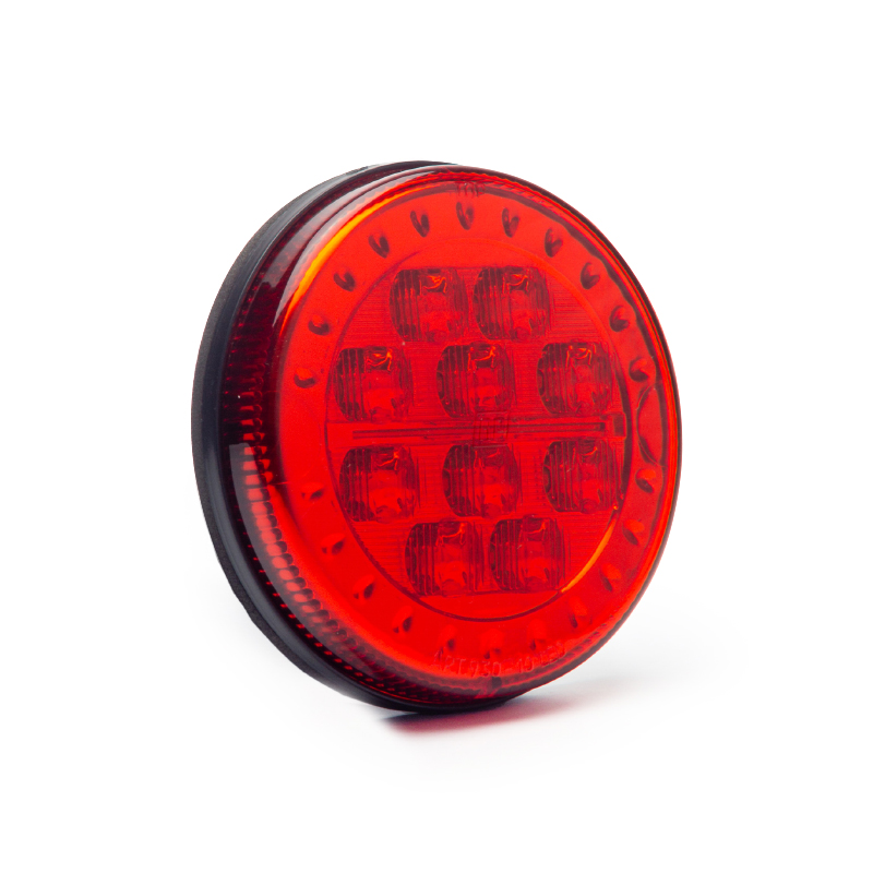 FARO TRASERO LED AP 930 10-LED 120MM BIPOLAR BIVOLTAJE ROJO