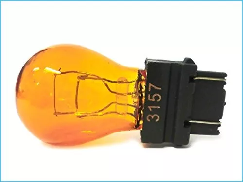LAMPARA 12V FICHA 27/7 WATS 2 POLOS AMBAR (KOBO)