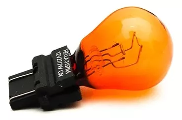 LAMPARA 12V FICHA 27 WATS 1 POLO  AMBAR (KOBO)