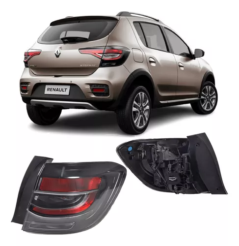 FARO TRASERO RENAULT SANDERO STEPWAY 20/23 EXTERIOR FUME LED IZQUIERDO
