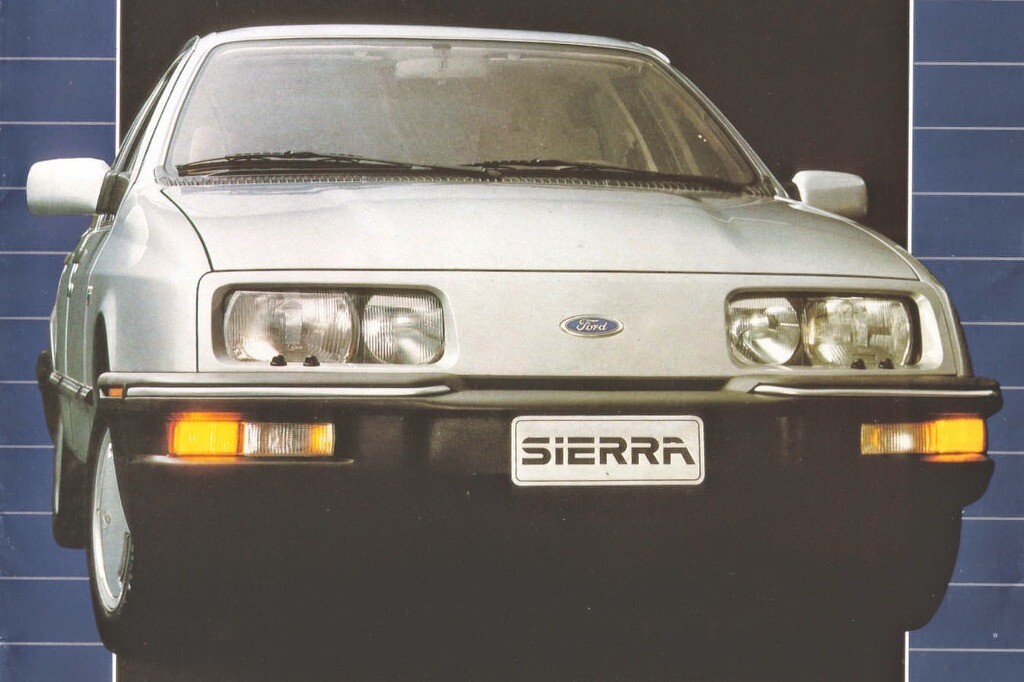 VIDRIO OPTICA FORD SIERRA 84/93 DOBLE (VERSION: GHIA 2.3) DERECHO