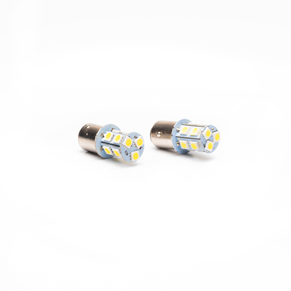 LAMPARA 12V 2 POLOS 21/5 WATS PATAS DESIGUALES 13 LEDS 2 POLOS JUEGO (1034)