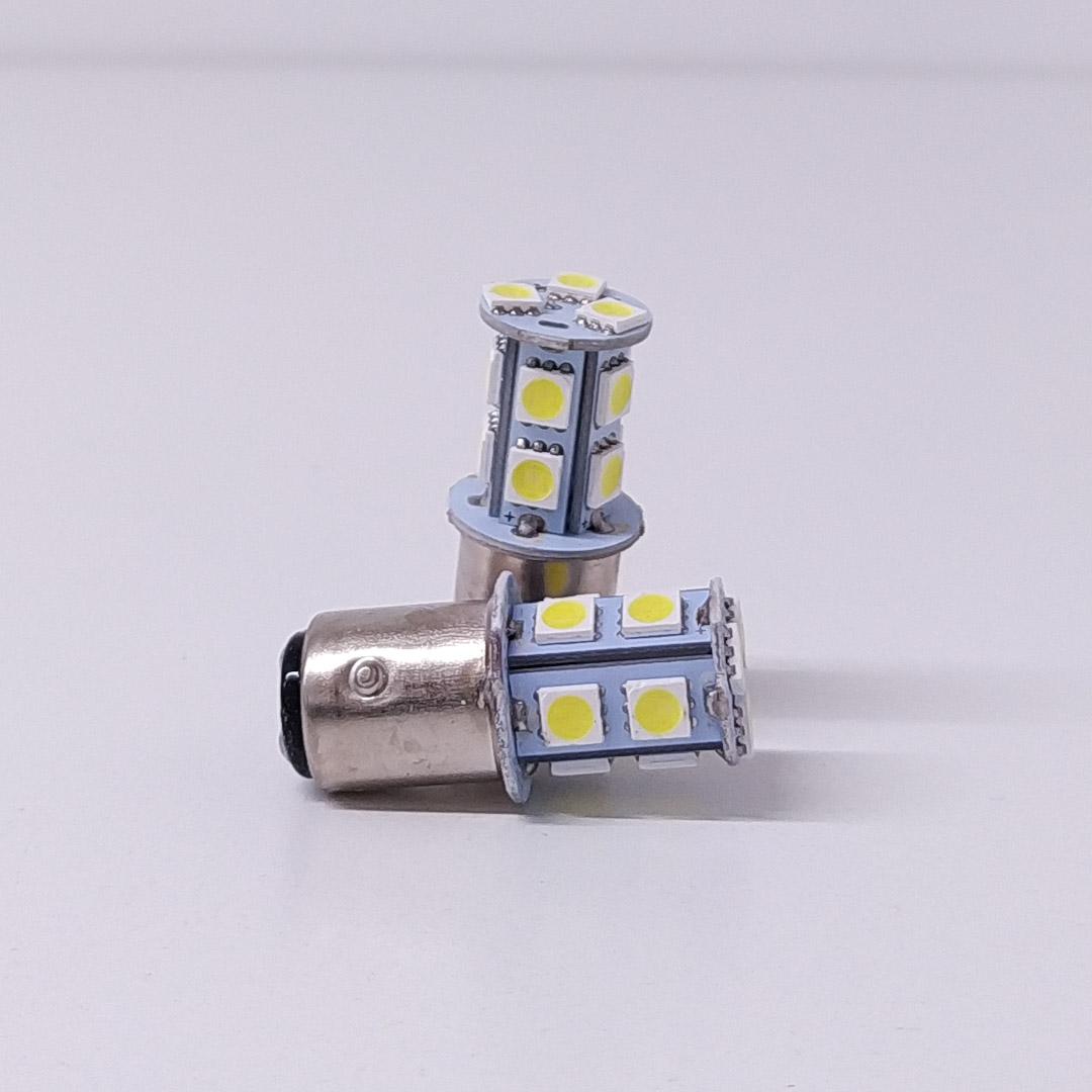 LAMPARA 12V 2 POLOS 21/5 WATS PATAS DESIGUALES 13 LEDS 2 POLOS JUEGO (1034)