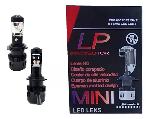LAMPARA 12V H7 40.000 LUMENES CON LUPA KIT CREE LED (LP)