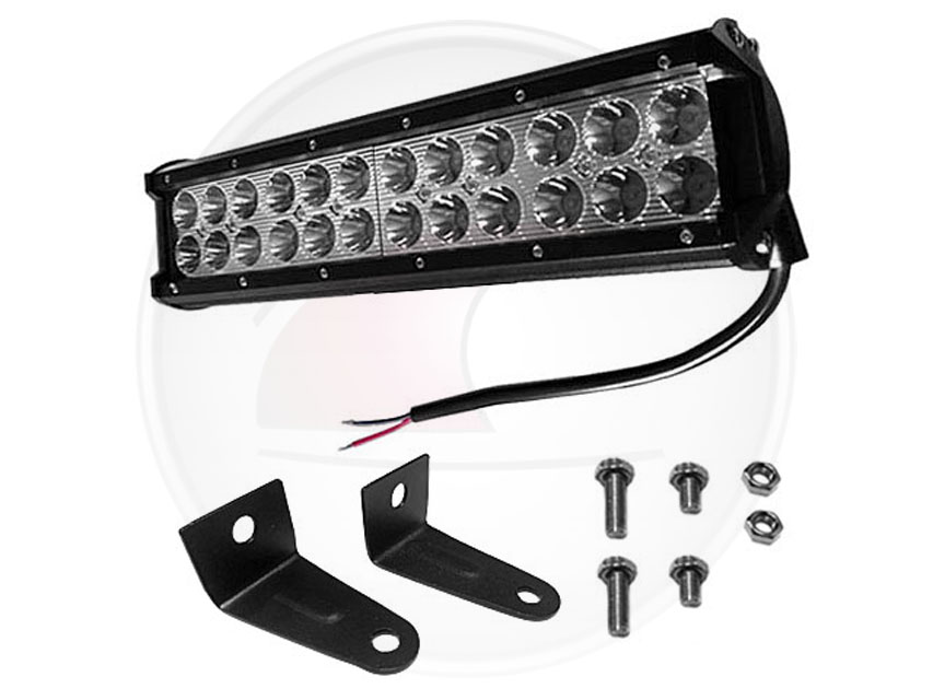 BARRA LED 24 LED 72W (30CM) RECTA 12V/24V
