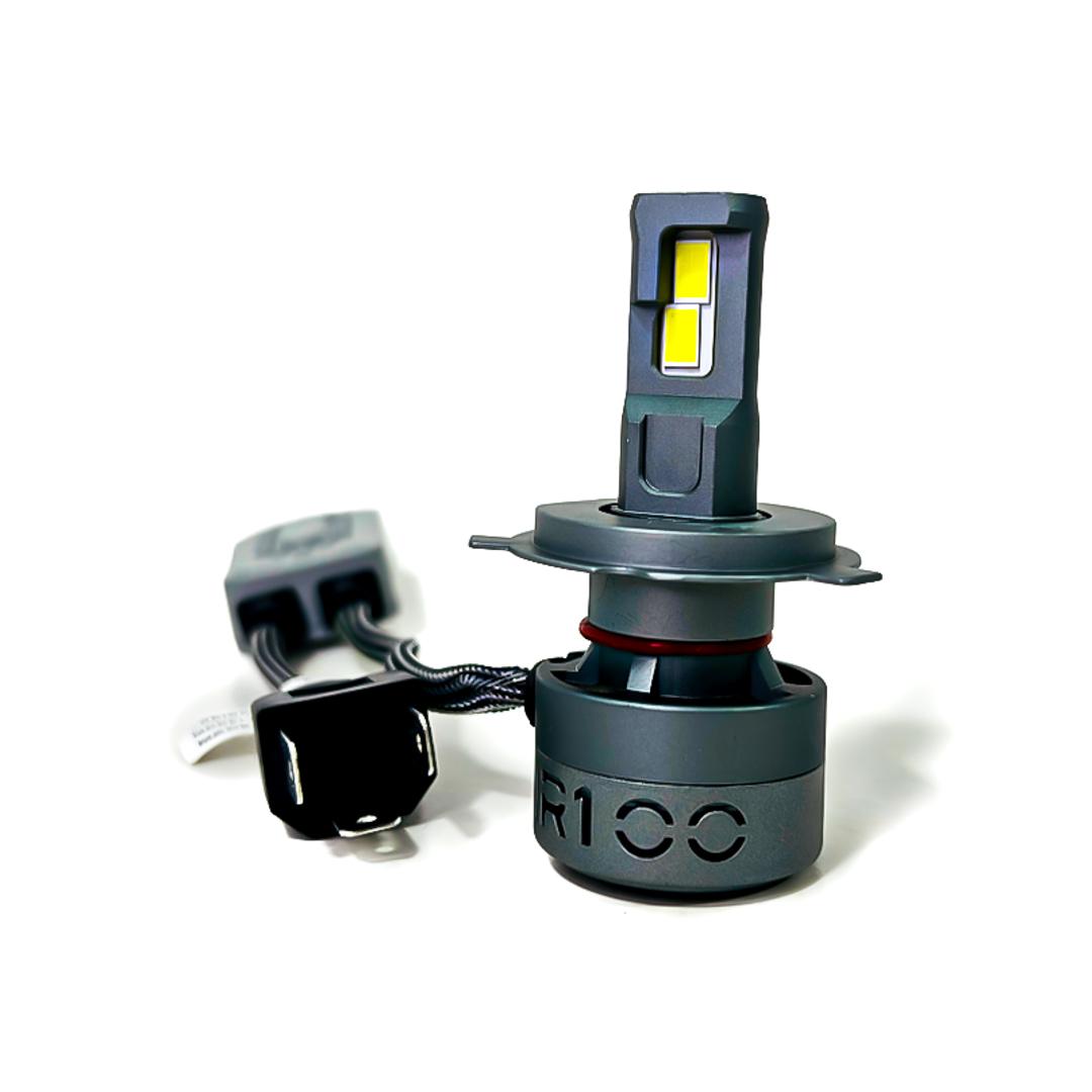 LAMPARA 12V H4 40000 LUMENES KIT CREE LED 75W (BLACK SAPPHIRE)