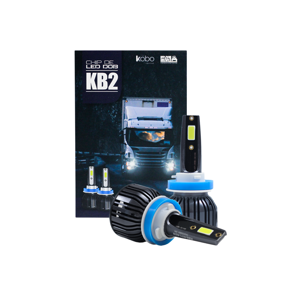 LAMPARA 12V H11 / H8 / H9 / H16 30000 LUMENS KIT CREE LED (KB2)