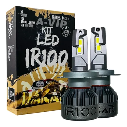 LAMPARA 12V H7 30000 LUMENES CREE LED (IR100 DAKAR)