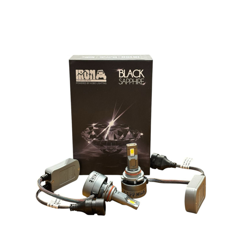 LED 9006 (HB4) 12 V. 75 W. CON COOLER Y DRIVER (BLACK SAPHIRE)