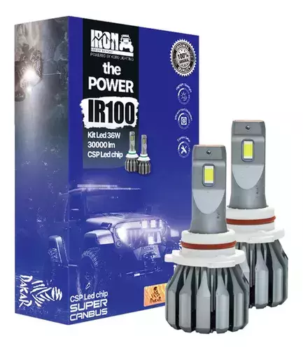 LED 9005 (HB3) 12 V. 36 W. CON COOLER CANBUS 3000 LMN (IRON 100)