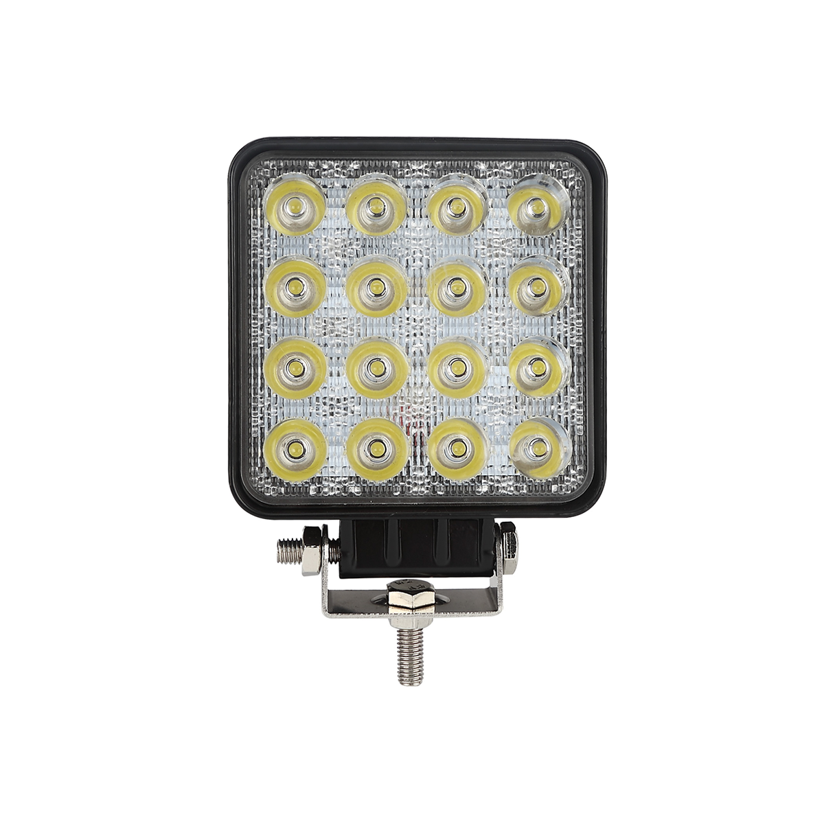 FARO AUXILIAR LED CUADRADO 48W 16 LED ECONOMICO 12V/24V