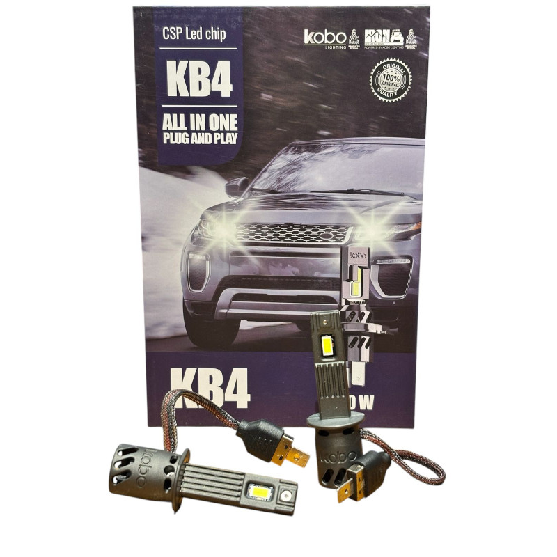 LED H1 12 V. 30 W. COOLER INTERNO PLUG AND PLAY (KB4-H1)