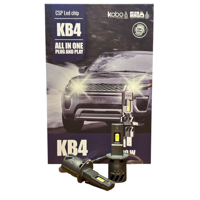 LED H3 12 V. 30W. COOLER INTERNO PLUG AND PLAY (KB4-H3)