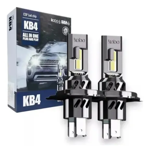 LED H4 12 V. 30 W. COOLER INTERNO PLUG AND PLAY (KB4-H4)