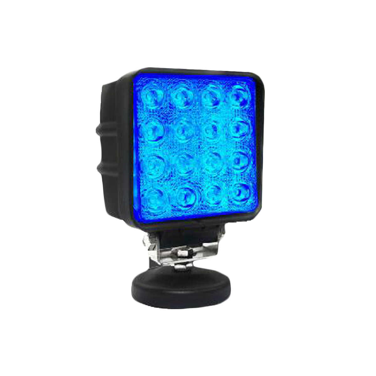 FARO AUXILIAR LED CUADRADO 48W 16 LED AZUL REFORZADO 12V/24V